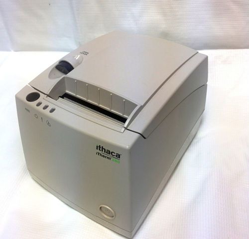 Ithaca TransAct iTherm 280 Thermal Receipt Printer SERIAL White Beige