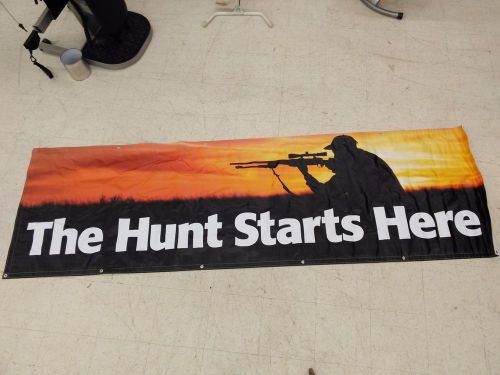 Large Banner CASH FOR GUNS 10&#039; X 3&#034; Clean