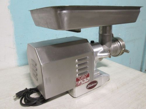 &#034;fleetwood m-32-s&#034; commercial heavy duty meat grinder 1 1/2 hp, (ul), (etl), italy for sale