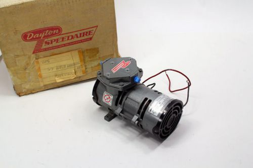 Dayton speedaire gast 4z026 mini diaphragm compressor/vacuum pump for sale