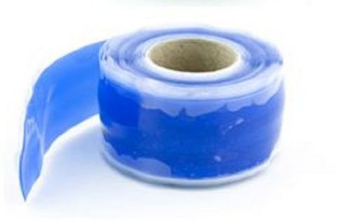 Rescue tape self fusing silicone repair tape 1&#034; x 10&#039; blue (2) rolls for sale