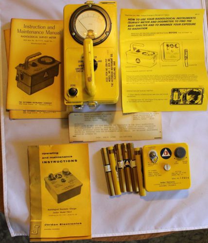 Victoreen CD V-777-2 Civil Defense Geiger Counter Radiation Detection