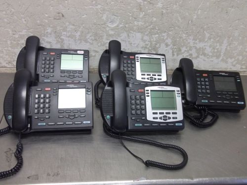 Lot of 5 Nortel Networks IP Phone 2004 NTDU92 Office Business Telephones