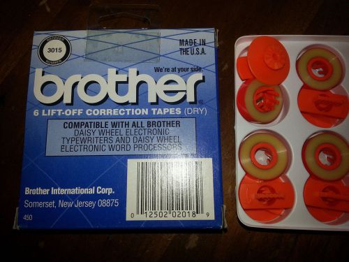 Brother 3015 OEM Ribbon - Lift-Off Correction Tape (4 Tapes left in package)