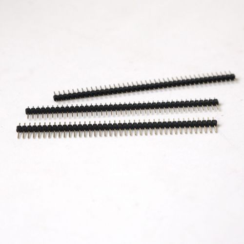 Precision Fine 10 Pcs DIP 40 Pin 1x40 Male 2.54 Breakable Pin Header TSCA
