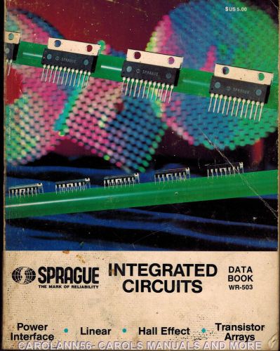 SPRAGUE Data Book 1984 Integrated Circuits #WR-503