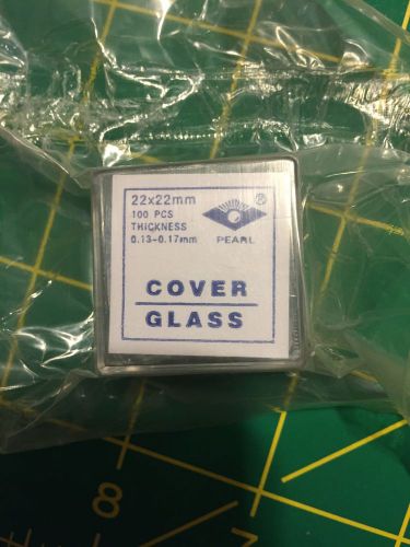Pearl Microscope Slide Cover Slip Cover Glass 22x22mm