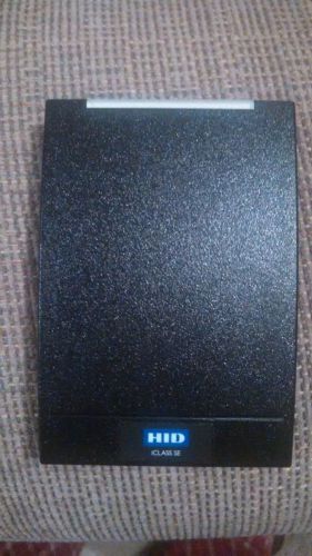 Hid r40 contactless smart card reader - iclass se reader, fips compliant, black for sale