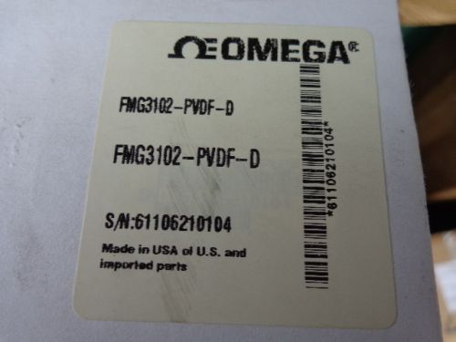 NEW (FS) OMEGA FMG3102-PVDF-D MAGNETIC FLOWMETER