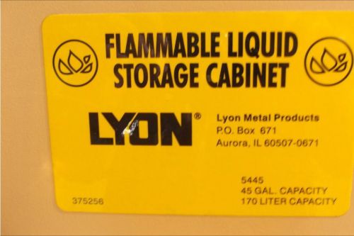 Lyon 45 Gal Flamable Liquid Cabinet