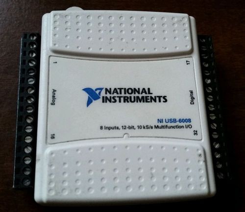 National Instruments NI USB-6008 Multifunction I/O, Input Output Module