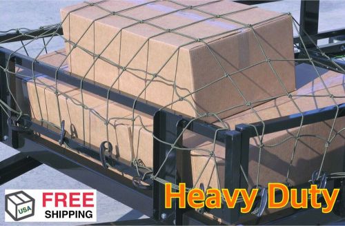 48x 72 Heavy Duty Trailer Net Bungee Cord Cargo With 16 Hook