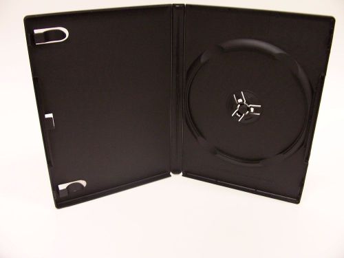 75 Single Black DVD CD Cases - Standard 14mm