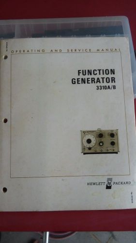 HP 3310 A/B Function Generator Manual