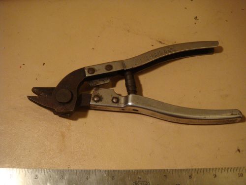 Vintage A.J. Gerrard &amp; co. strap metal banding cutter