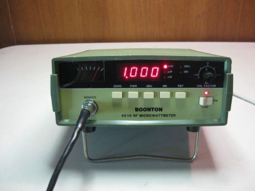 Boonton Model 4210 RF Power Meter with Power Sensor Model 4200-4E - Complete!