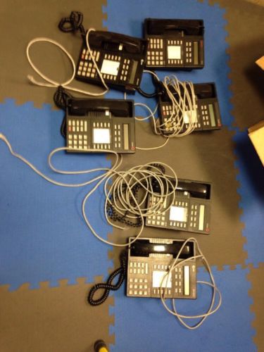Lot Of 6 Lucent Avaya AT&amp;T ISDN 8510T Office Telelphones.  WITH HANDSETS!
