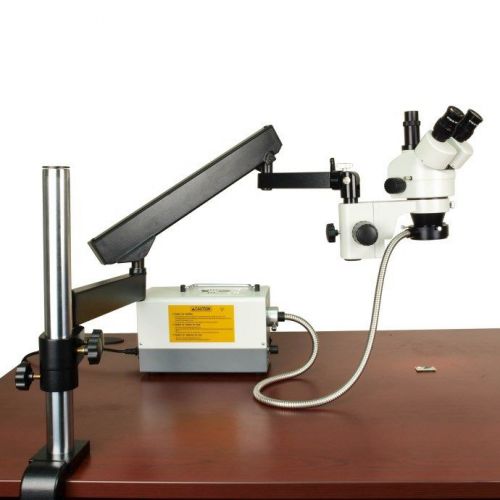 7-45 Stereo Trinocular Microscope+Articulating Arm Stand+Cold Light(Ring+Y Head)