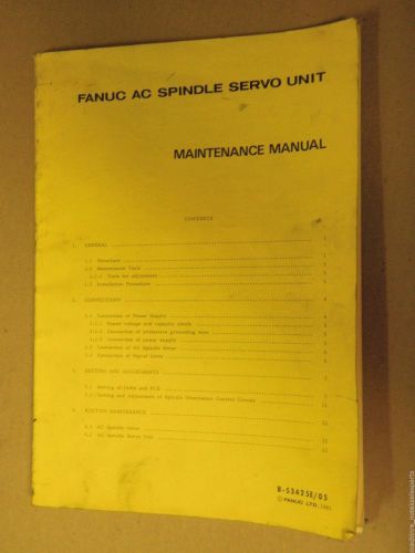 Fanuc AC SPINDLE Operators Manual B-53424E/05_B53424E05_MODEL 3_6_8_12_18_22