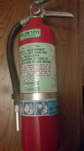 22# halon 1211  fire extinguisher Fully Charged! Hot Price!  Sold As is