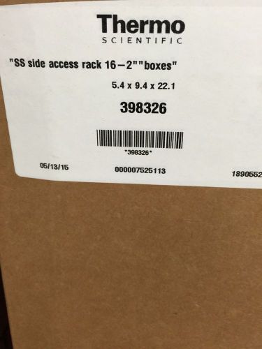 THERMO SCIENTIFIC REVCO SS 12-16 Shelf 2-3” Box Side Access Upright Freezer Rack