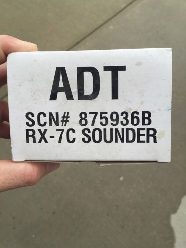 ADT Indoor Sounder Siren Adt Scn# 875936B RX-7C