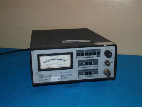 Farnell 257 Automatic Modulation Meter Defective