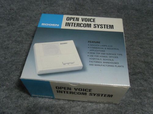 BOGEN CM-200X Communications Open Voice Intercom System Unused In Box