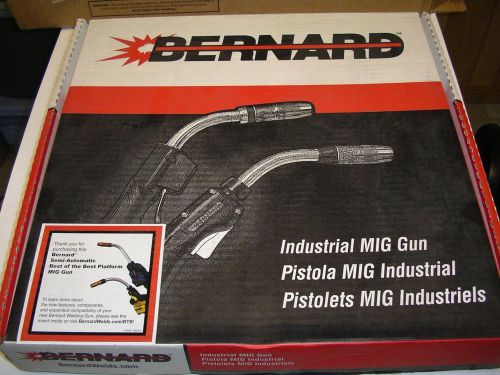 Bernard q4015ms3ilc 400amp mig gun linconl connect for sale
