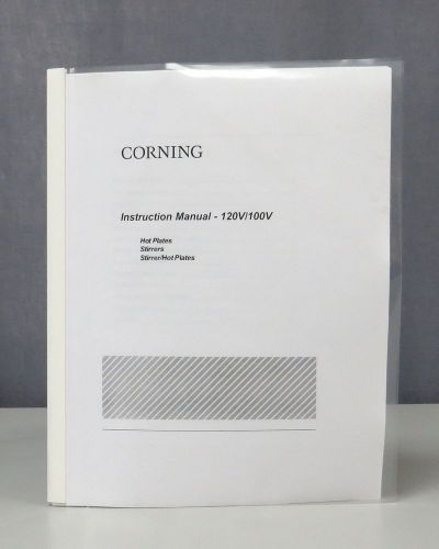 Corning PC-200/PC-400/PC-600 Series Hot Plates &amp; Stirrers Instruction Manual