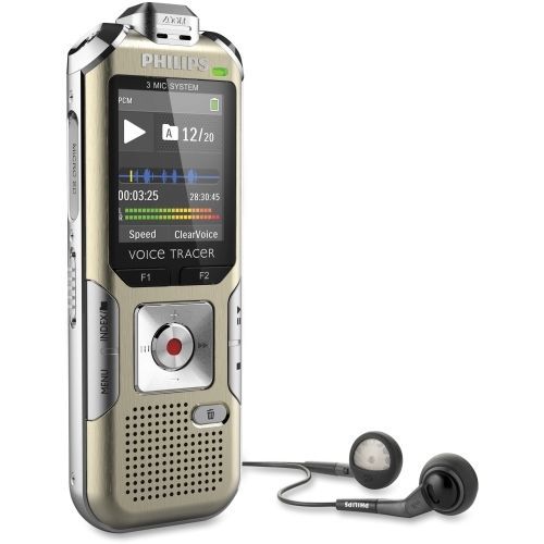 New philips dvt6500 voice tracer 4gb digital recorder 6500 dvt650000 for sale