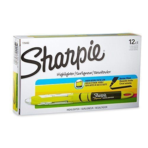 Sanford 1754463 Sharpie Accent Pen-Style Liquid Highlighter 12/PK Yellow DOZEN