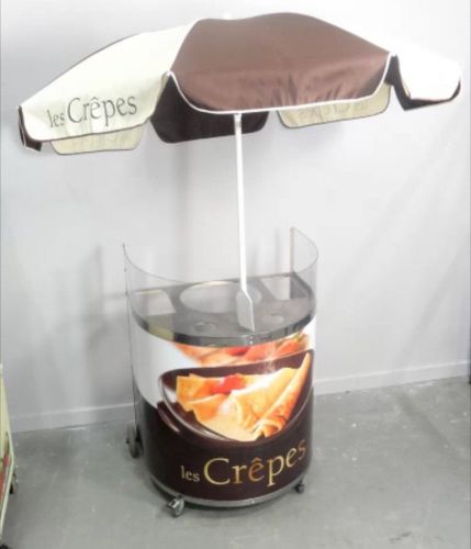 Beautiful krampouz crepe cart station/kiosk for sale