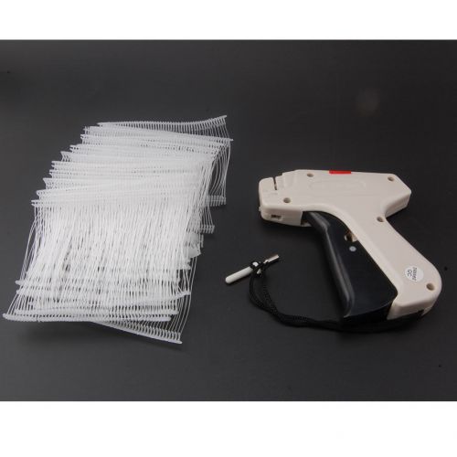 Clothing garment price label tagging tagger tag gun + needles + 1000 barbs 3&#034; for sale
