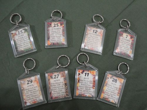 750 Piece Assortment of New Key Chains &amp; Some Magnetic Book Marks