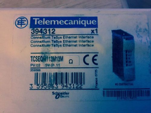 NEW SCHNEIDER ELECTRIC CONNEXIUM ETHERNET INTERFACE - TCSEOM113m13m.