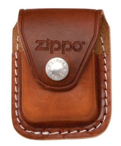 Zippo LPCB Brown Leather Lighter Pouch w/Pocket Clip