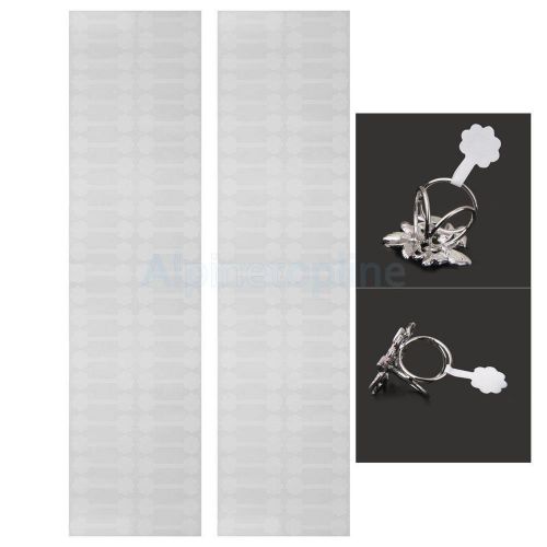 100pcs Ring Jewelry Sticky Retail Price Label Display Tags Self-Stickers