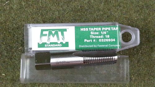 FMT HSS Taper Pipe Tap 1/4&#034;-18 NEW