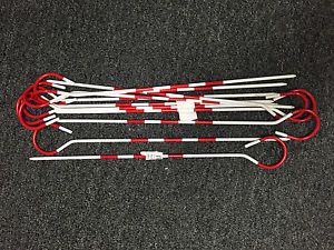 22 Count Red/White Survery/Chaining Marking Pins