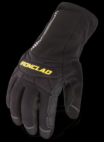 Ironclad CCW2 Insulated Waterproof Windproof Work Gloves Black Cold Weather