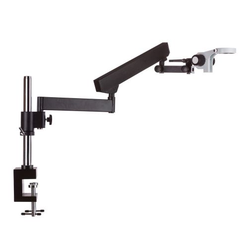 Articulating stand with post clamp and focusing rack for stereo microscopes for sale