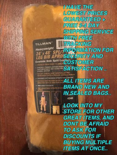 Tillman 24&#034;x48&#034; Split Leg Bib Cowhide Leather New Sealed One Size Fits All