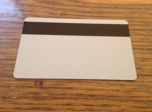 1000 x White CR80 PVC Credit Card Magnetic Stripe .30 mil for ID Printers