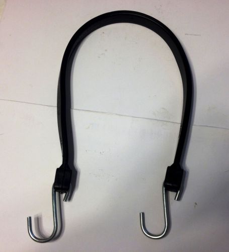 21&#034; EPDM RUBBER TARP STRAPS WITH 2 1/2&#034; STEEL S HOOKS - QUANITY - 50 PCS.