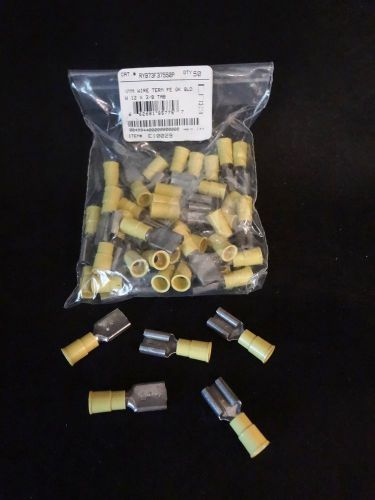 12-10 ga.3/8 (.375) female vinyl quick-disconnect terminals - pack of 50 - new for sale