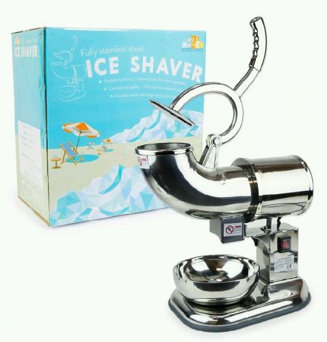 440lbs/h ice shaver machine sno snow cone maker shaved icee electric crusher wyz for sale