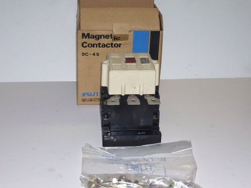 Fuji electric magnetic contactor sc-4s unused in box  100v 110 v  coil for sale