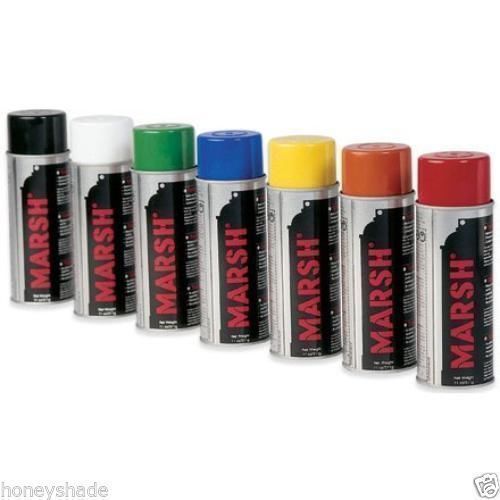 Marsh stencil ink, 14 fl oz spray can, orange (net weight 11 fl oz)--- old stock for sale