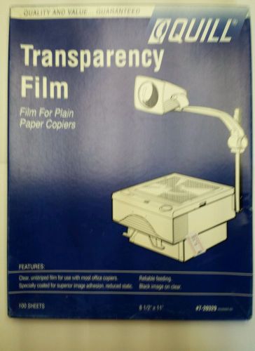 QUILL Transparency Film For Plain Paper Copiers